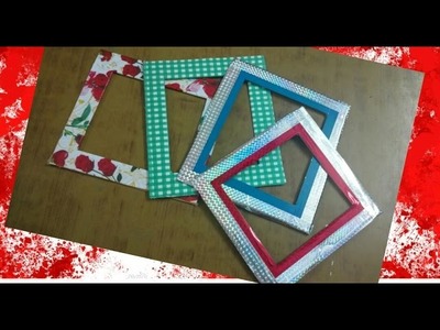 How To Make Photo Frames At Home With Waste Material