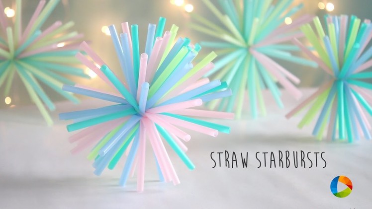 How to make : Straw Starbursts