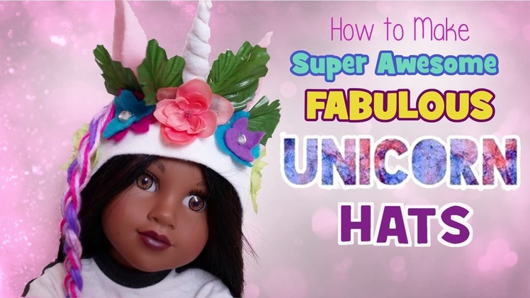 How to Make Super Awesome Fabulous Unicorn Hats + GIVEAWAY WNNER | BlueprintDIY Kids