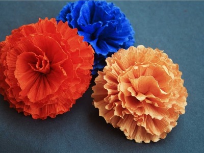 Paper Flowers In Paper Crafts By SrujanaTV