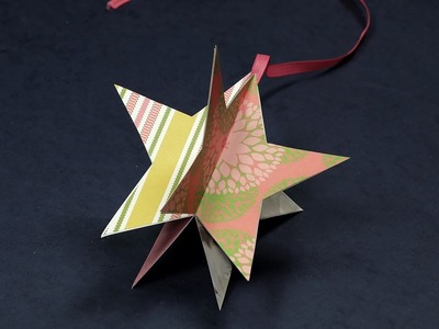 Paper Star Making for Decorations - Easy Paper Crafts for Kids