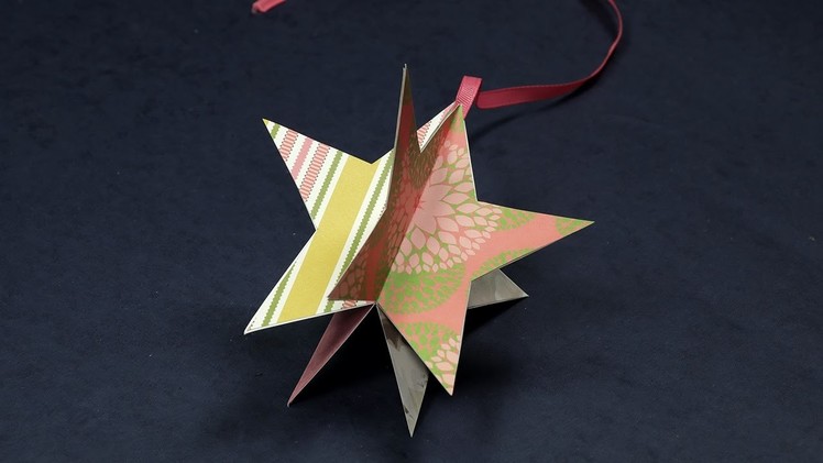 Paper Star Making for Decorations - Easy Paper Crafts for Kids