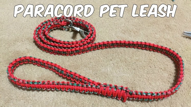 Paracord Leash - How to Make a Dog Leash out of Paracord