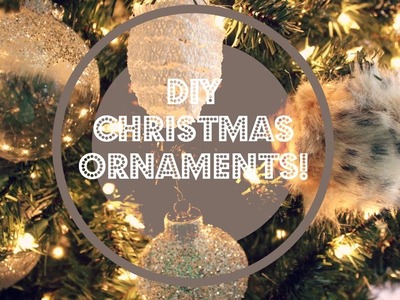 PINTEREST DIY CHRISTMAS ORNAMENTS!