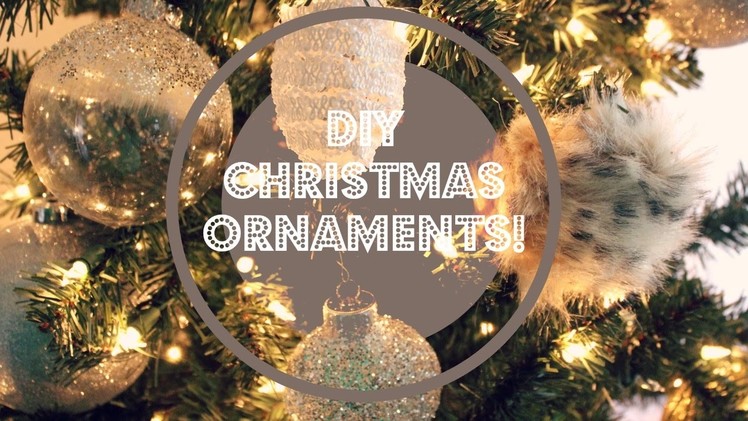 PINTEREST DIY CHRISTMAS ORNAMENTS!