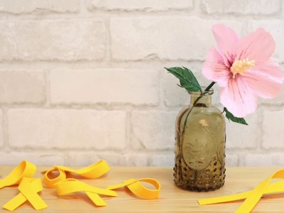 [Rose of Sharon] how to make easy Crepe paper flowers
