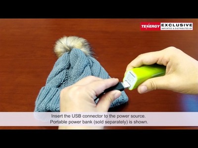 Tenergy Bluetooth Beanie - how to charge