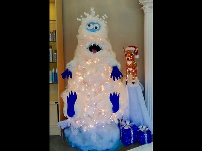 Abominable snow man Christmas tree