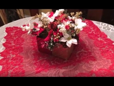Christmas Floral DIY (Dollar Tree)