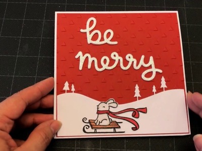 Christmas Pop up Card Process Video and Bloopers