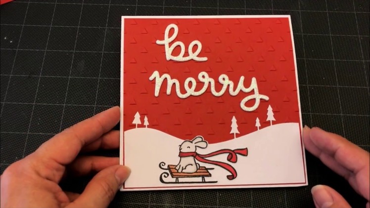 Christmas Pop up Card Process Video and Bloopers