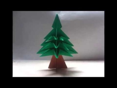 Christmas Tree Decorating - Snow Tree Origami
