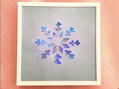 Crankin' Out Crafts   ep505 Lighted Snowflake Canvas