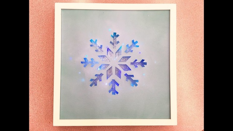 Crankin' Out Crafts   ep505 Lighted Snowflake Canvas