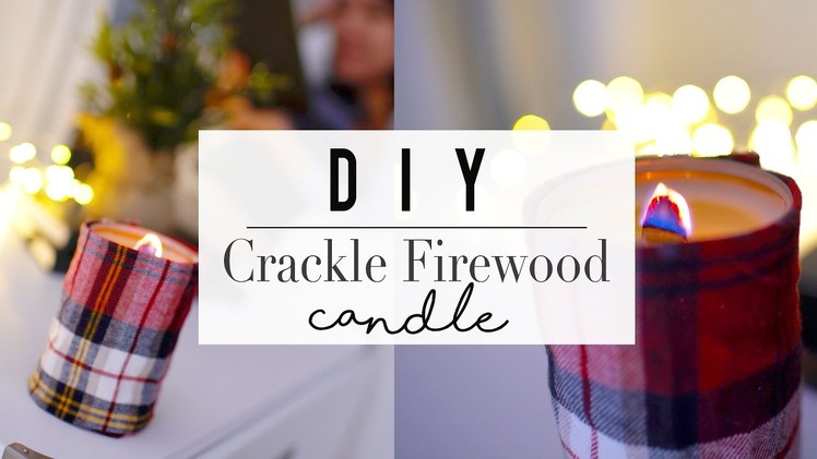 DIY Christmas Crackle Candle | ANN LE