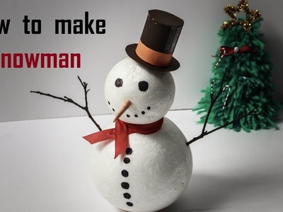 DIY Christmas Gift - Easy Make Snowman | CHEAP AND EASY DIY CHRISTMAS ORNAMENTS