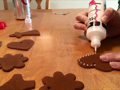 DIY Cinnamon Gingerbread Ornaments