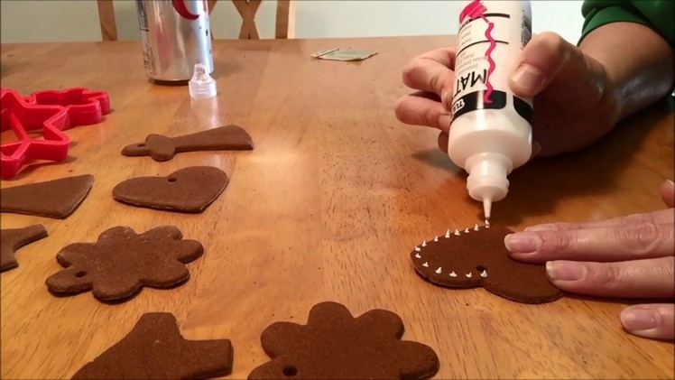 DIY Cinnamon Gingerbread Ornaments