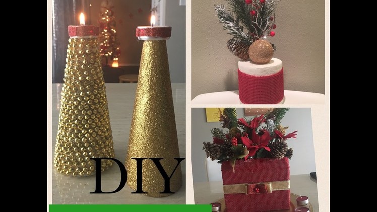 DIY Dollar tree Christmas decorations | decoraciones de navidad|stylebyyoli