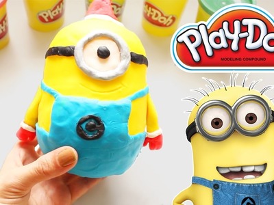 [DIY] How To Make Christmas Minion Play Doh Egg | Alyssa's Surprise Toy Review