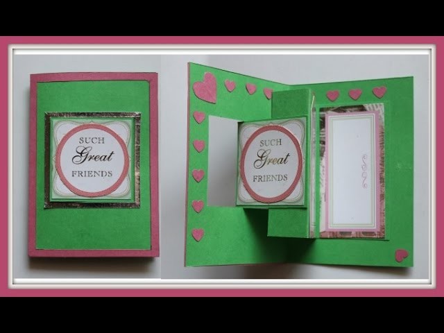 DIY|How to Make Greeting card|for friends|easy to at home
