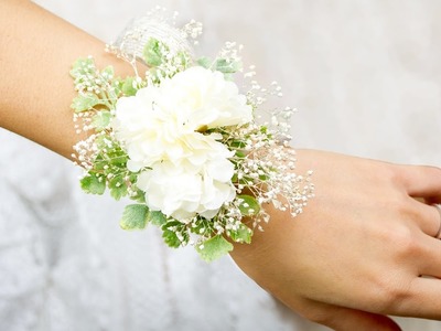 DIY Ribbon Wrist Corsage | Simple and Easy