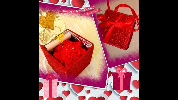 Diy valentine day surprise box for someone special