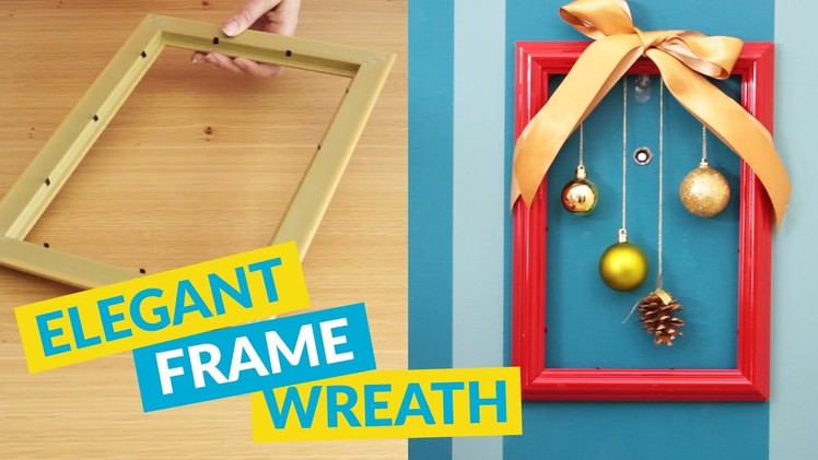 DIY Wreath From A Picture Frame!