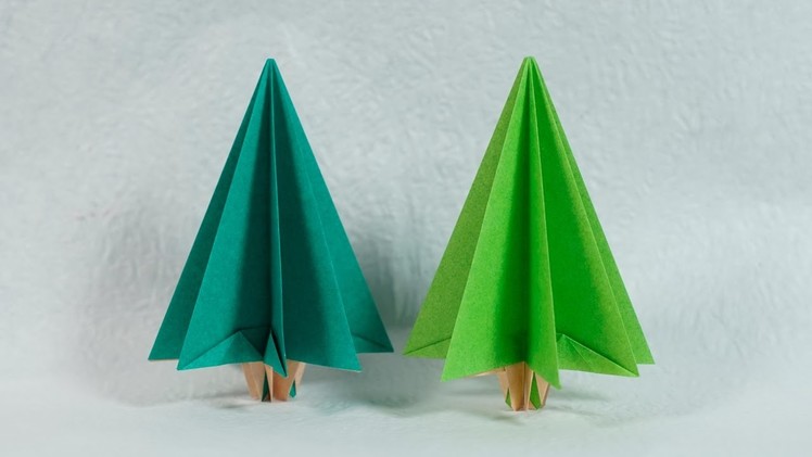 Easy Origami Christmas Tree Tutorial (Henry Phạm)