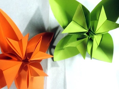 Easy Origami Kusudama Flower Folding Instructions  By Decoration Idea