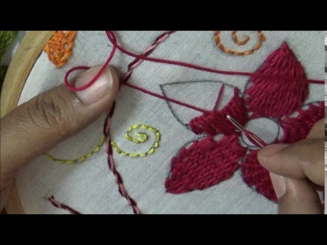 Embroidery Designs - button hole stitch(variation)