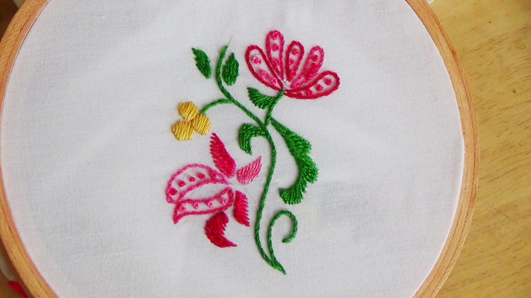 Hand Embroidery: French Knot Stitch (Filling)