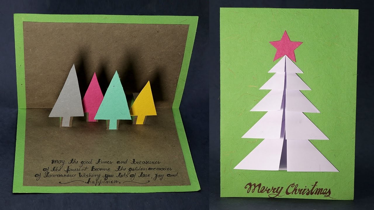 Handmade Christmas Cards 3d Pop Up Christmas Card