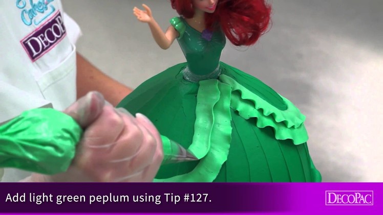 How-To Decorate Ariel Disney Princess Doll Signature Cake DecoSet