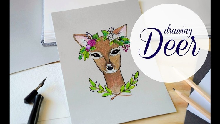 Let's Draw! Deer + Reindeer