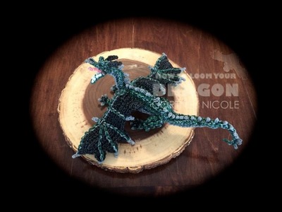 Part 1.4 Rainbow Loom Moonwatcher.NightWing from Wings of Fire (1 Loom)