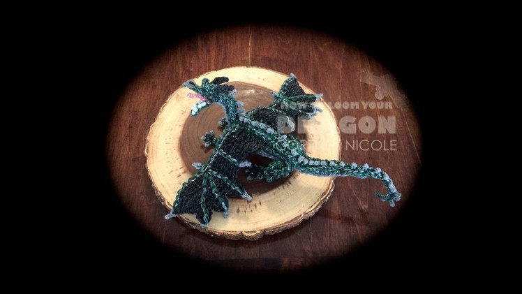 Part 3.4 Rainbow Loom Moonwatcher.NightWing from Wings of Fire (1 Loom)