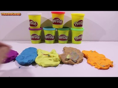 Play Doh Rainbow Learn Colors #27  Play Doh  How To Make Play Doh Modelling Colors Popsicles Rainbow