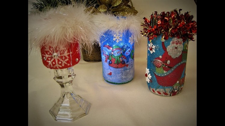 Recycled Jar Christmas Decoration ~ Featuring Miriam Joy