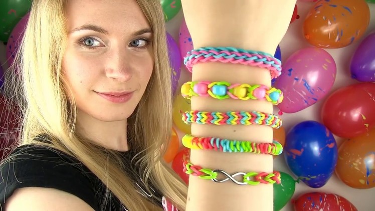 Sara bareilles How to Make Loom Bands  5 Easy Rainbow Loom Bracelet Designs without a Loom 2016