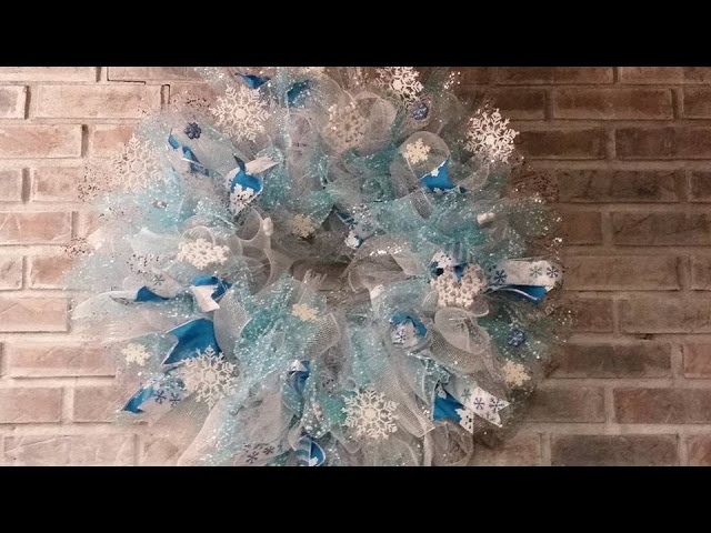 Snowflake Wreath for Christmas
