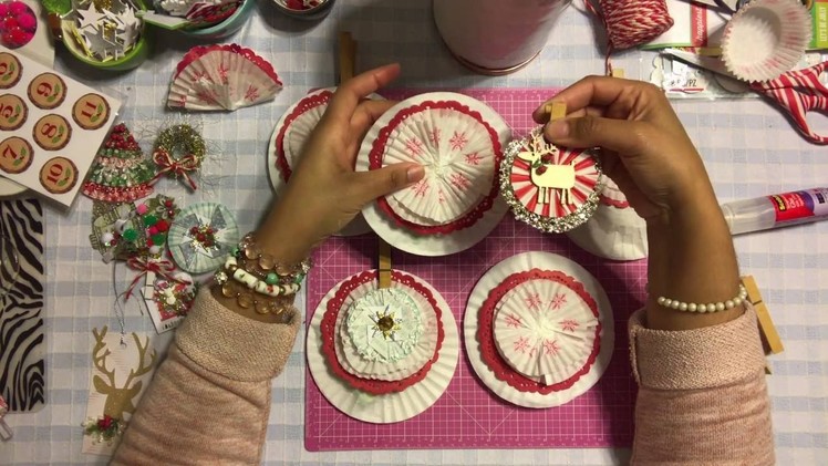 #11 Christmas Series -  DIY Advent Calendar Using Cupcake Liners - Easy Tutorial -