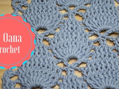 Crochet leaf stitch- by Oana