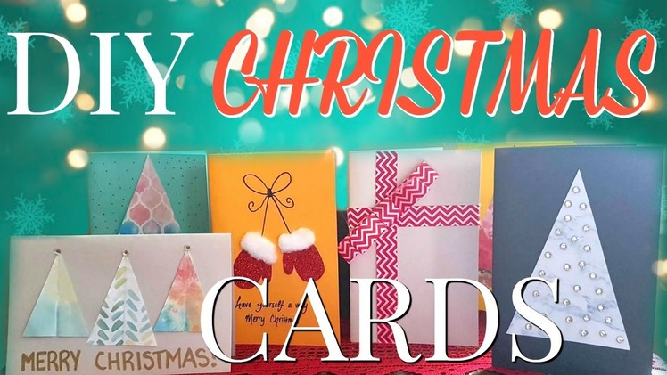 DIY Christmas Cards You Can Make In Under 10 Minutes!