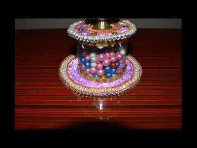 DIY. how to make candle holder. diya stand.best out of wastage.recycled craft