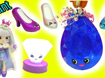 DIY Limited Edition Shopkins Inspired Gemstone, Light Up Diamond & Lipgloss Shoes - Painting Video