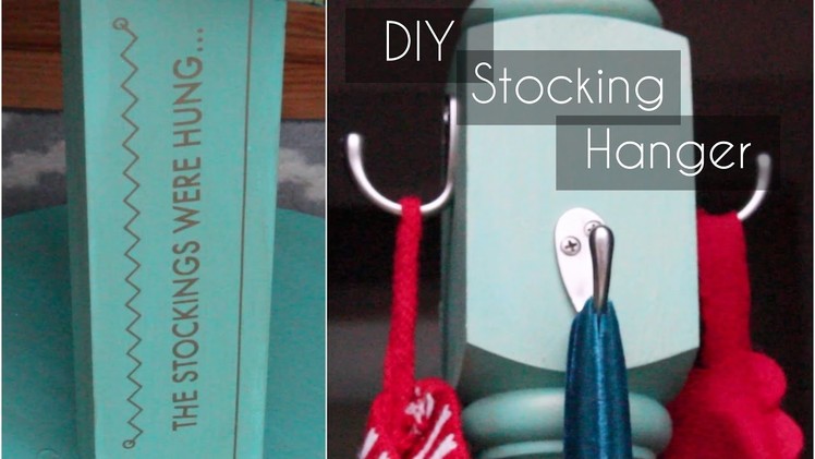 DIY | Post Stocking Hanger