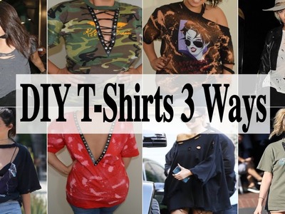 DIY Shirts | Distressed, Lace up & Bleached