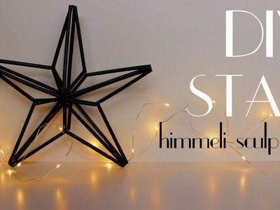 DIY - Star [Himmeli Geometric Sculpture] || Christmas