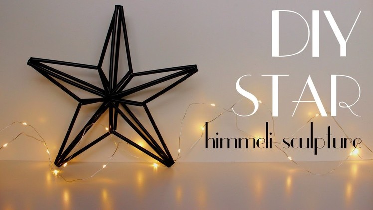 DIY - Star [Himmeli Geometric Sculpture] || Christmas